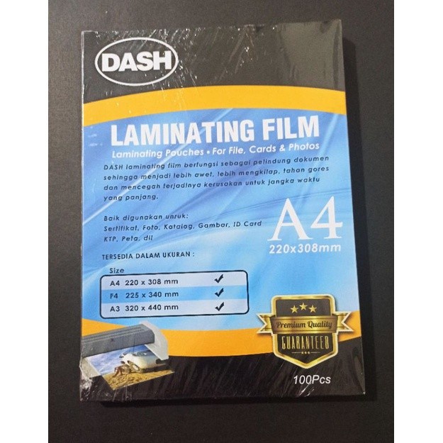 

[[JNT COD]] Plastik laminating A4 eupolam laminating film - Dash
