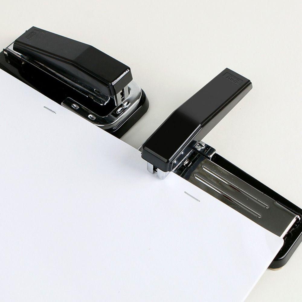 Lanfy 360° Rotatable Stapler Logam Tahan Lama Aksesoris Kantor Sekolah Alat Kantor Pengikat Kertas Stapler Kertas