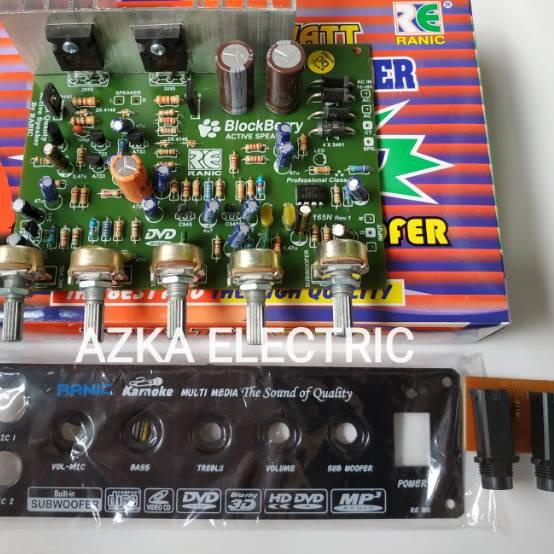 ☻ Kit Power Amplifier Speaker Aktif Mono 750W PMPO ✵