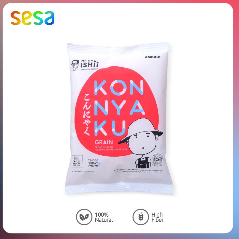 

❤[PROMO ⚡ALE!!!]❤ Mr Ishii Konnyaku Grain Beras Shirataki 250 g