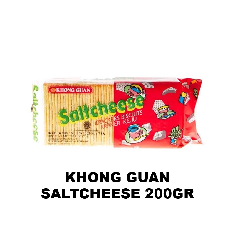 

Khong Guan Saltcheese Biskuit 200 gr - Crakers Biscuit Khong Guan 200 gr