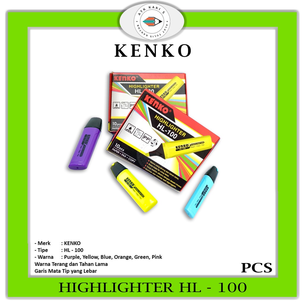 

KENKO - Highlighter HL-100 - Pcs