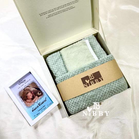 CUTE BABY BORN GIFT Hadiah Bayi Baru Lahir Kado Lahiran Handuk Foto Waslap Mewah Premium Birth Aqiqah Ulang Tahun Anak Towel Lembut Menyerap Air