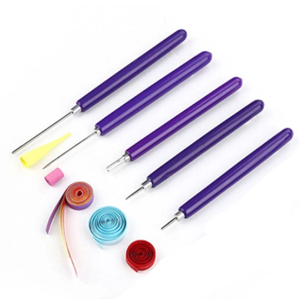 Lanfy Quilling Paper Pen Artistik 5pcs Scrapbooking DIY Handmade Craft Cardmaking Rolling Pen