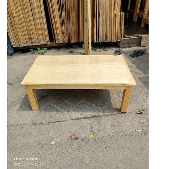 ❂ TERMURAH Meja belajar, meja laptop, meja makan lesehan jati Belanda ►