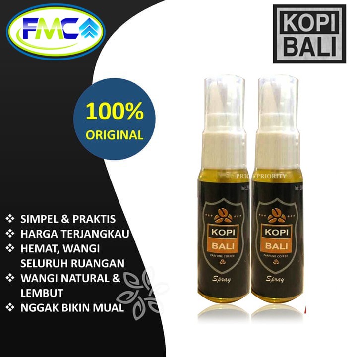 Parfum Kopi Bali Spray Mobil Pengharum Ruangan Pewangi Botol Ori 20ml Jaket Helm Kopi Aroma Kopi Relaksasi