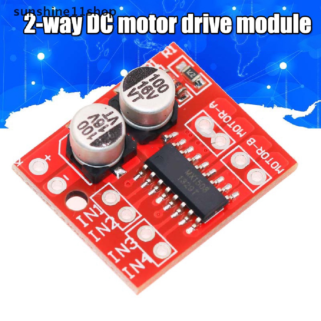 Sho Modul Penggerak Motor DC Bolak Balik PWM Speed Dual H Bridge Stepper Motor Mini Victory L298N N