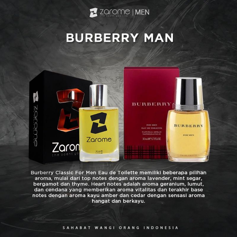 Zarome Pria Burberry Man Original Parfum