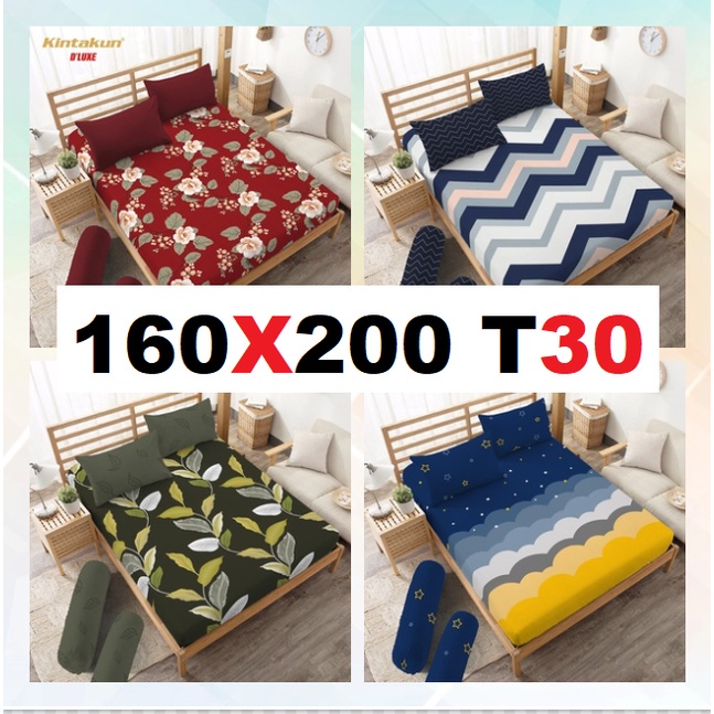 ⚡ T30 SPREI KINTAKUN QUEEN 160X200 (TINGGI 30)