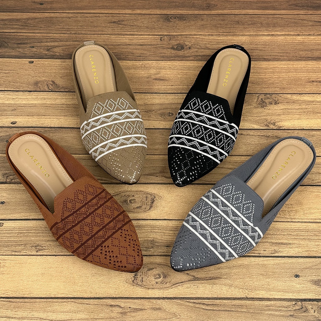 Sandal Mules Rajut RS03  ~ CLARENZO