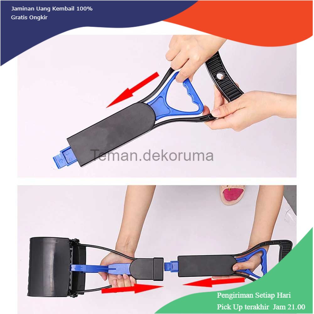 TD - KBN OWBOB Sekop Genggam Long Handle Pet Poop Scooper Cleaner 60cm - A11710