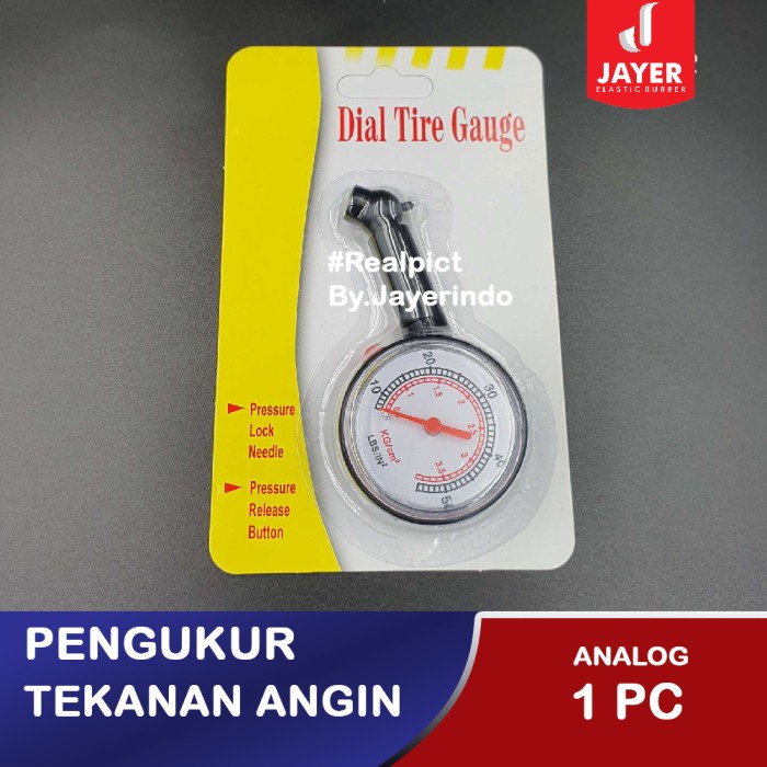 PRESSURE CHECK / Alat Pengukur Tekanan Ban manual Analog Portabel
