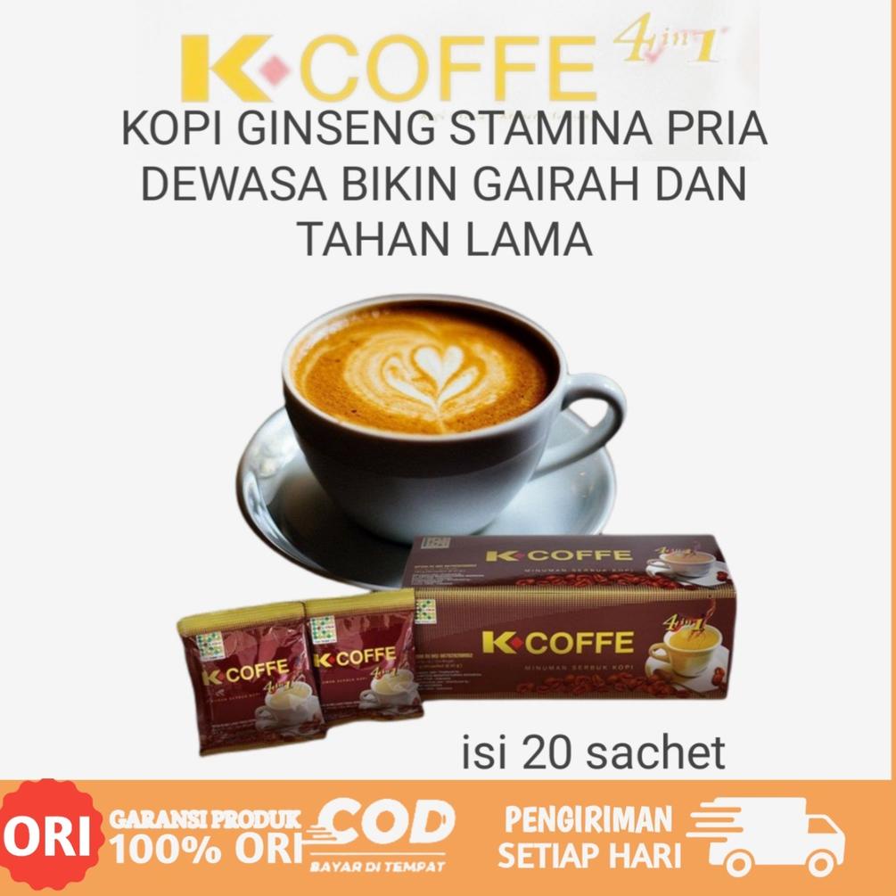 

Xpm93 K Link Coffee 4 in 1 Kopi Gingseng Penambah Stamina Mantap Original Baru Restok