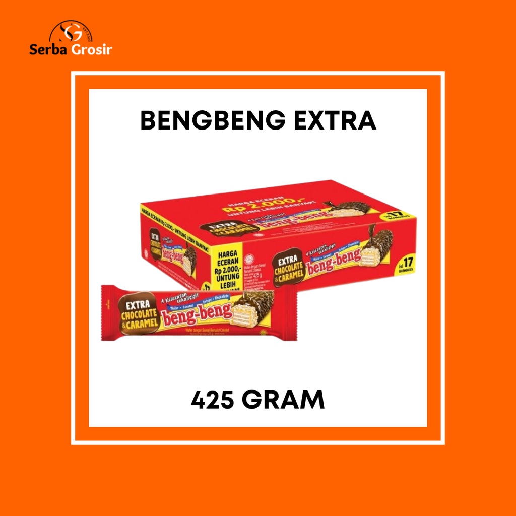 

BENGBENG EXTRA CHOCOLATE & CARAMEL CRISPY WAFER / PCS