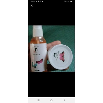 toner dan day cream riran glow kupu2