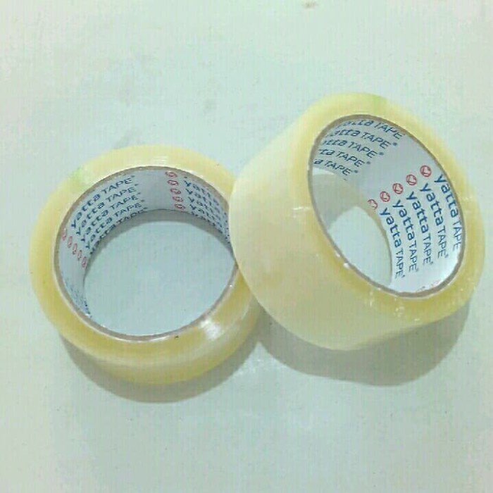 

Lakban OPP 2" 48mm x 77 YARD YATTA TAPE Lakban Bening 2 inch Lakban Packing Lakban Bening Murah isolasi bening 77YARD