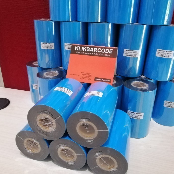 BARCODE RIBBON 110 x 300 Meter ZEBRA GT 820 / GT-820 / GT820 / ZD 230 / ZD230