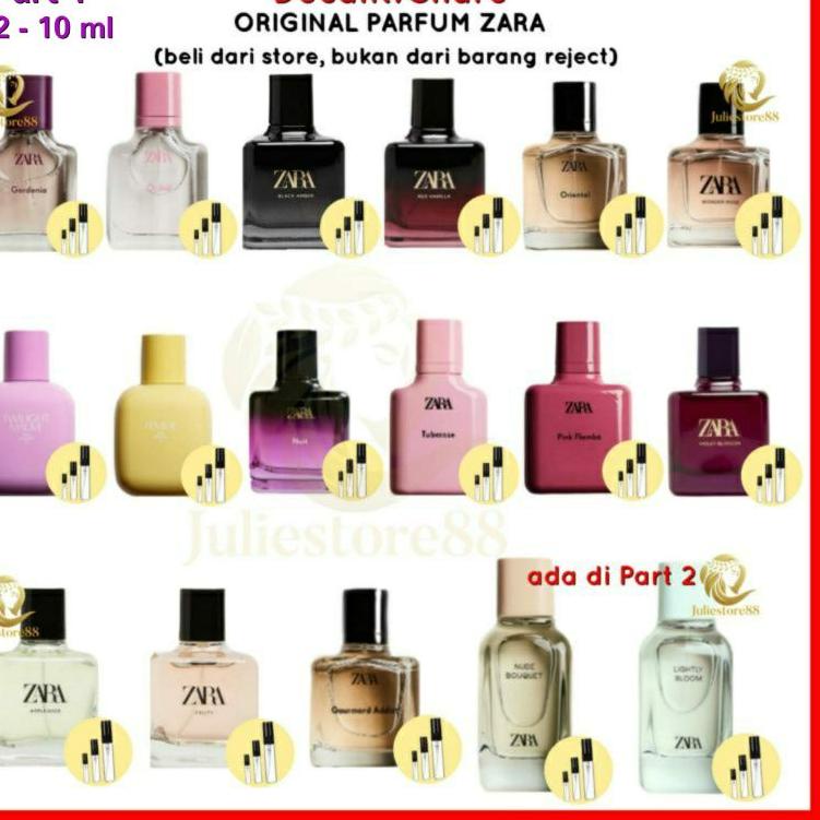 『MPD』 (Decant/Share) Parfum ZARA Gardenia Orchid Oriental Black Amber Tube Rose Gourmand Addict Nude