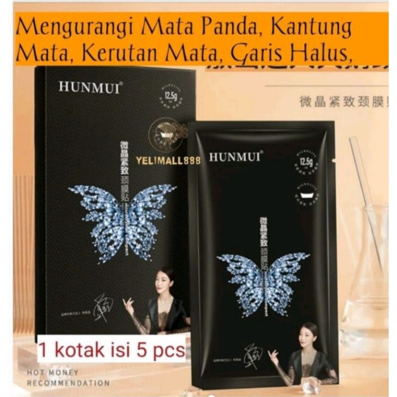 BELI 1 GRATIS 1 Masker Mata HUNMUI Collagen Mata Panda Eye Mask Collagen Penghilang Kerut 1 box isi 