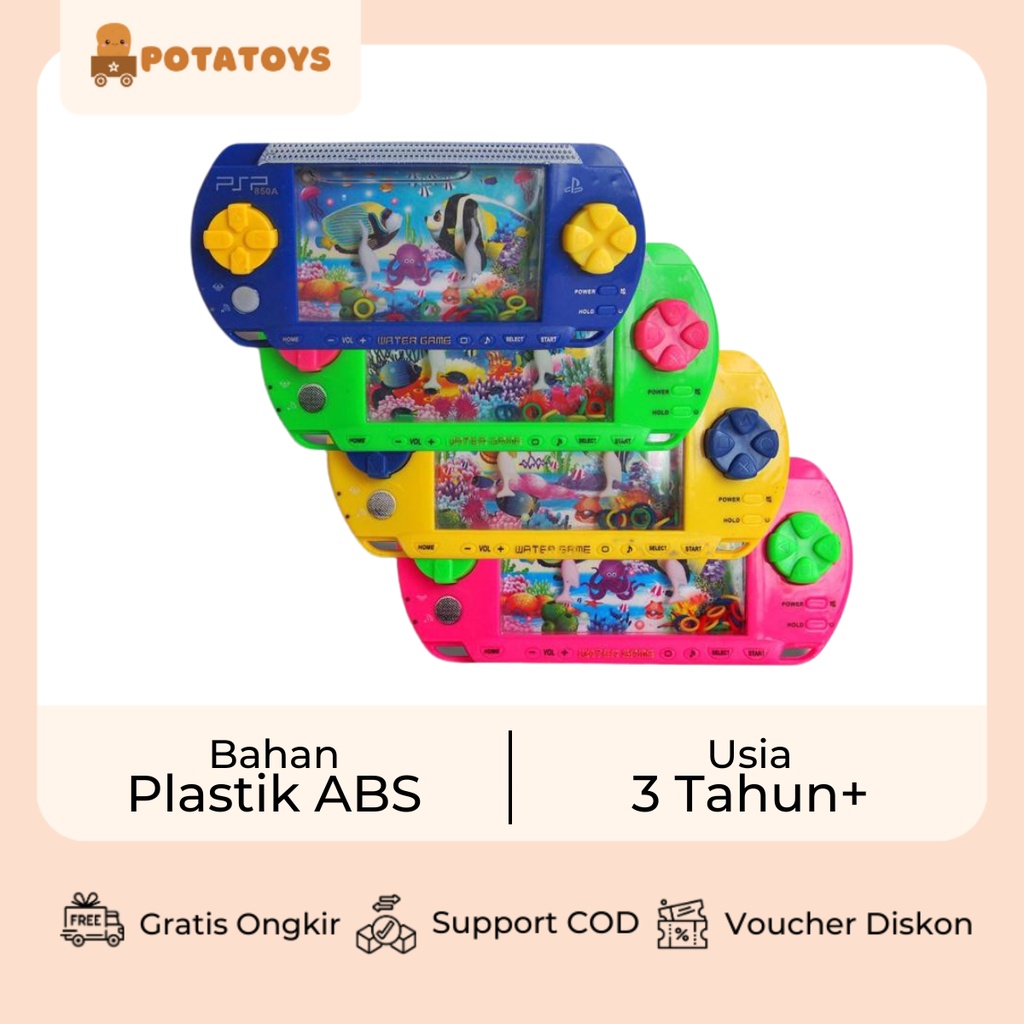 [ Potatoys ] Mainan Jadul Gembot Air / Game Boy Water Ring / Water Ring Machine