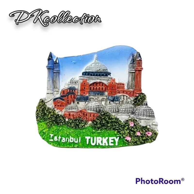 MAGNET ISTANBUL dengan BOX SOUVENIR ISTANBUL SOUVENIR magnet kulkas TURKEY tempelan kulkas istambul