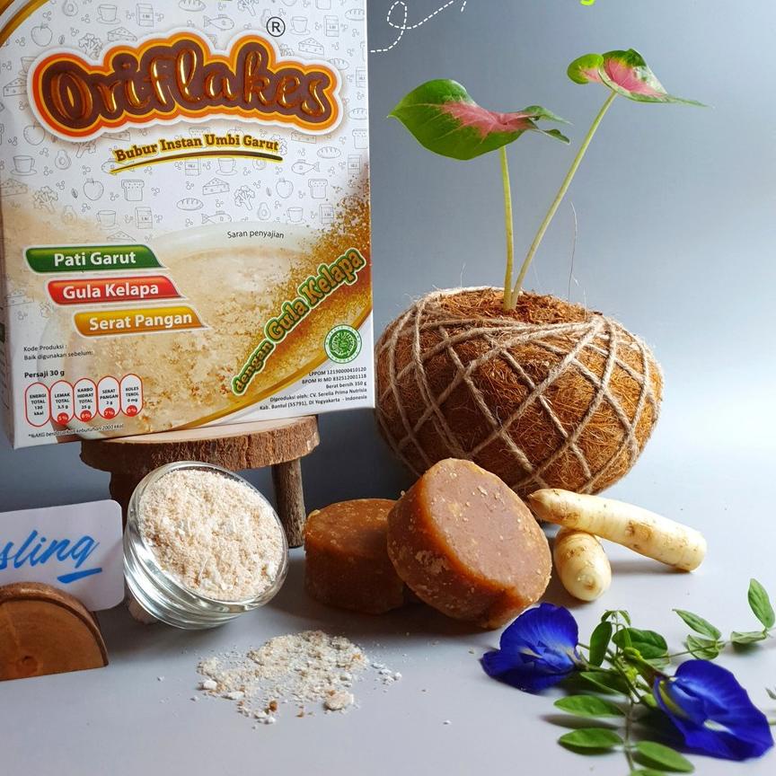 

★ Oriflakes ORIGINAL sereal umbi garut Asam Lambung Maag Gerd 350g ➭