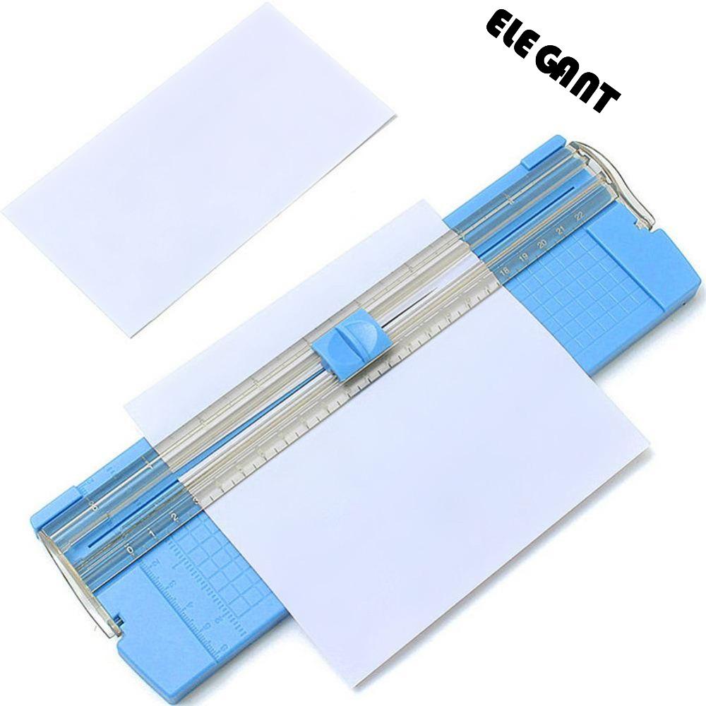 [Elegan] Alas Potong|Dengan Penggaris Ringan 4warna Pemotong Kertas Photo Card A4
