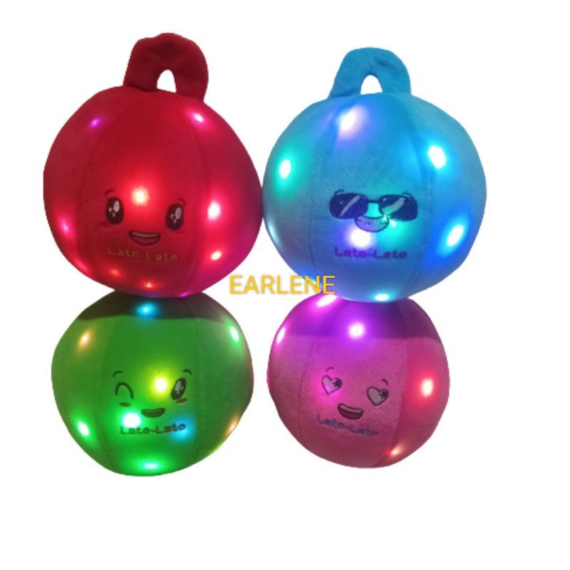 boneka lato lato LED mainan anak