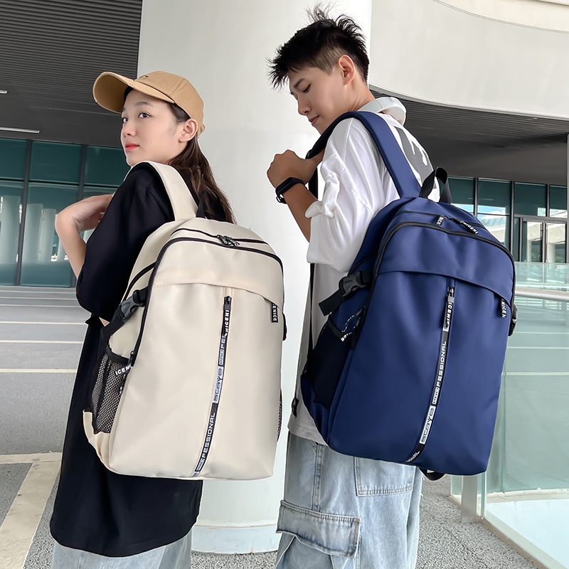 Mainland Tas Ransel Pria Wanita Kain Oxford Tas Sekolah Ransel Laptop Kuliah Import Unisex Outdoor TR306