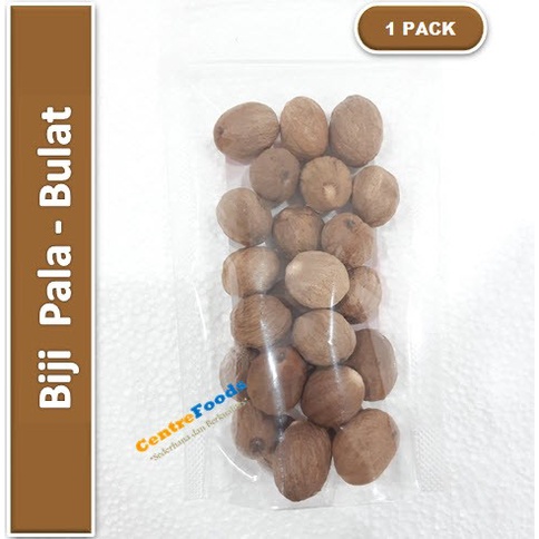 

Biji Pala Utuh - Nutmeg Whole | 100gr [ Harga Per BKS ]