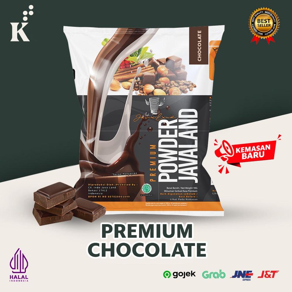 

F⚡ASH Grosir Bubuk Minuman Premium Chocolate / Coklat Javaland Grande 1kg .,..,.,.,.