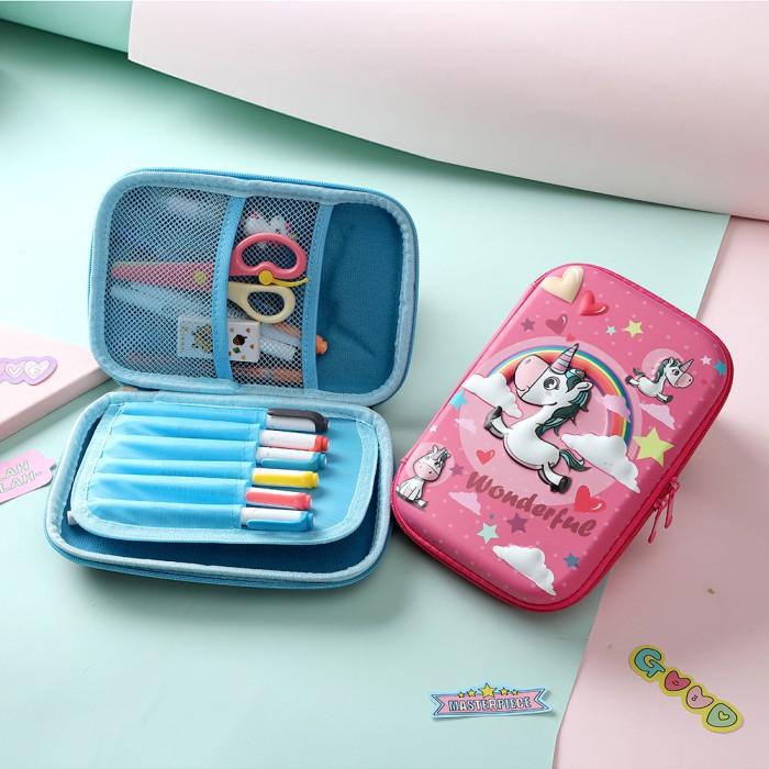 

Kotak Pensil Anak Tempat Pensil 3D Timbul Lookalike Hardcase Import