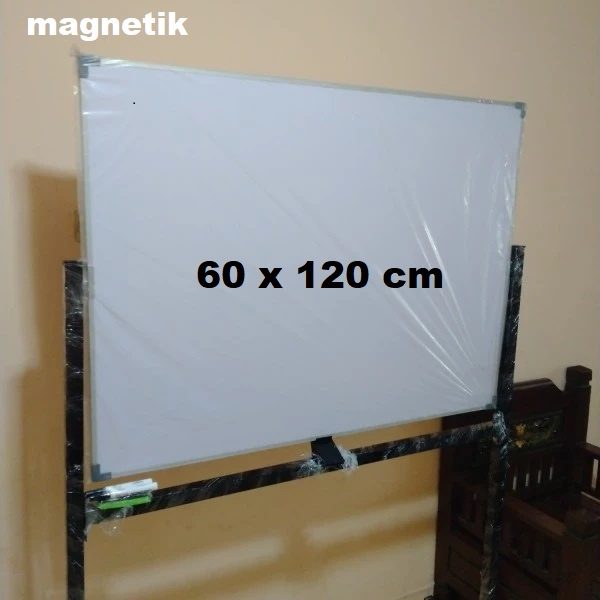 

Whiteboard standing double face magnet 60 x 120