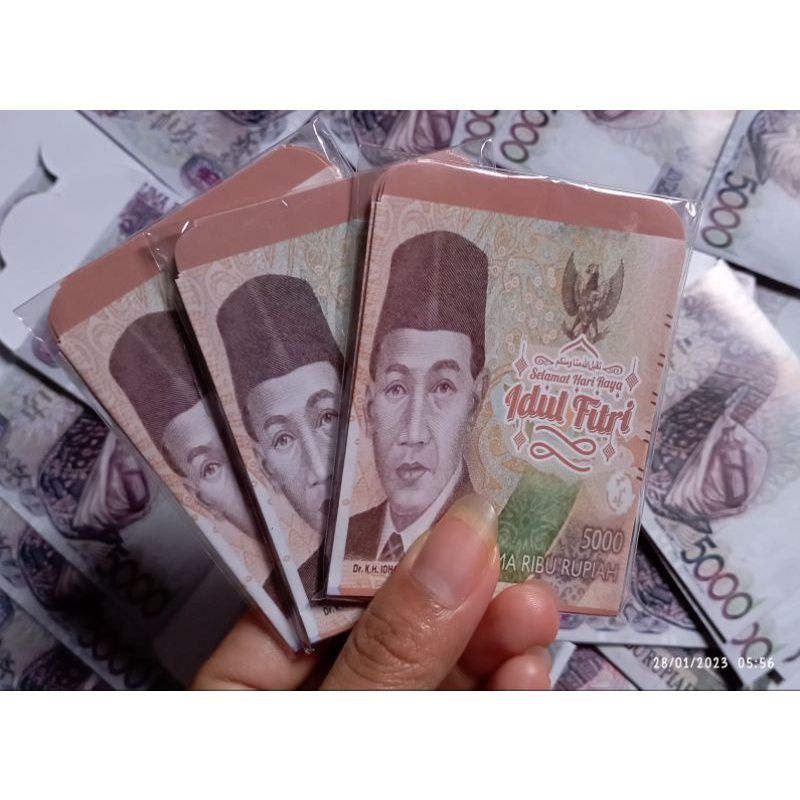 isi 10pcs SUDAH DILEM promo amplop lebaran viral motif uang ukuran medium bahan glossy anti air amplop lebaran angpao lebaran karakter custom lucu unik dan aesthetic amplop lebaran 2023 viral