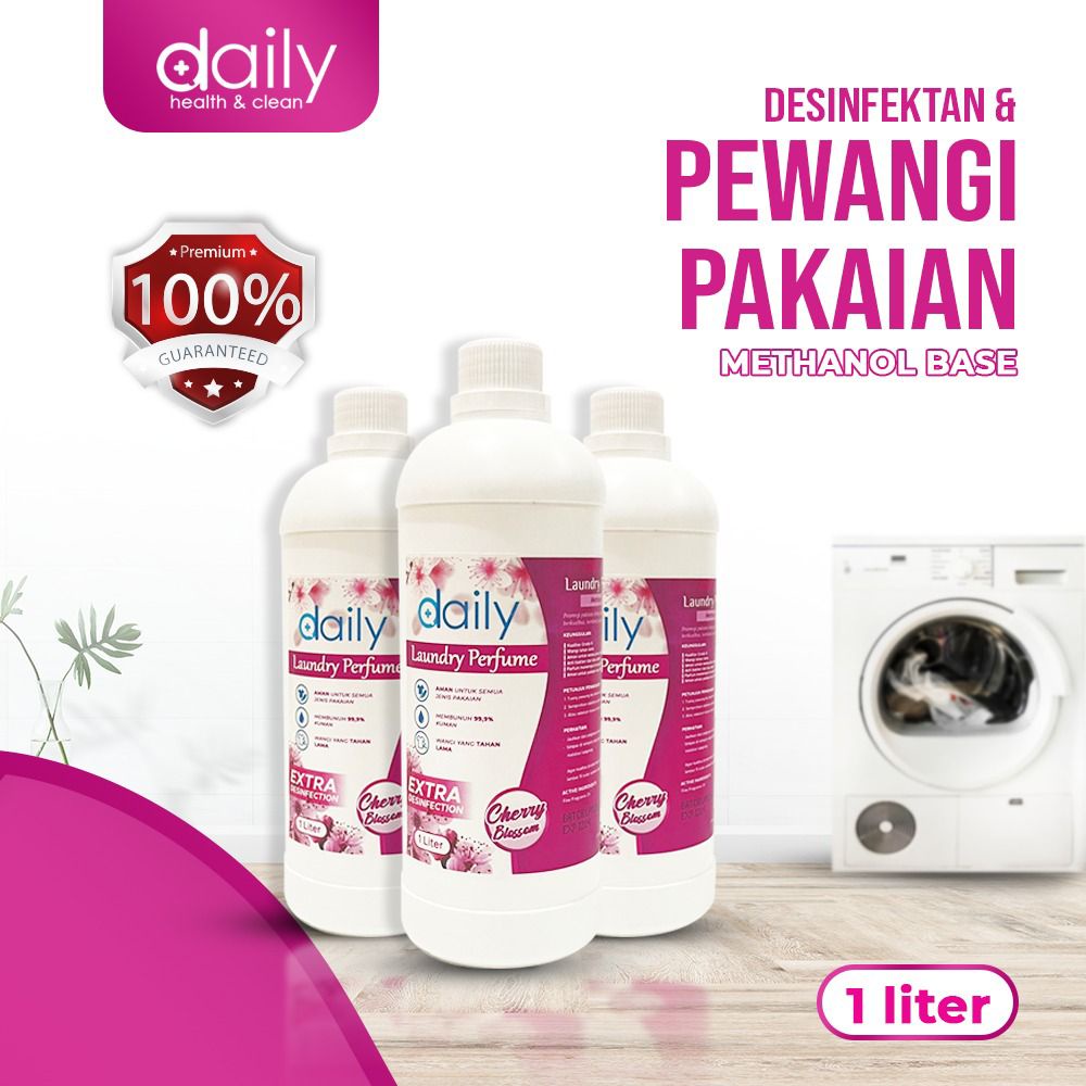 Parfum Laundry Grade A Daily Pewangi Pakaian Cherry Blossom 1 Liter