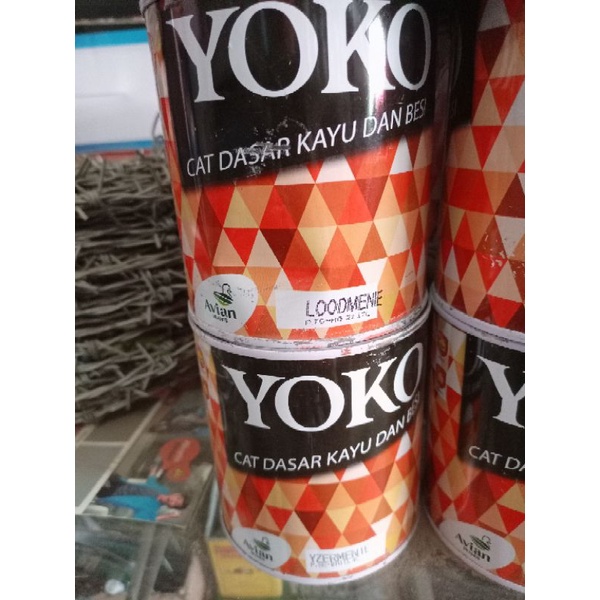 CAT MENI BESI&KAYU YOKO