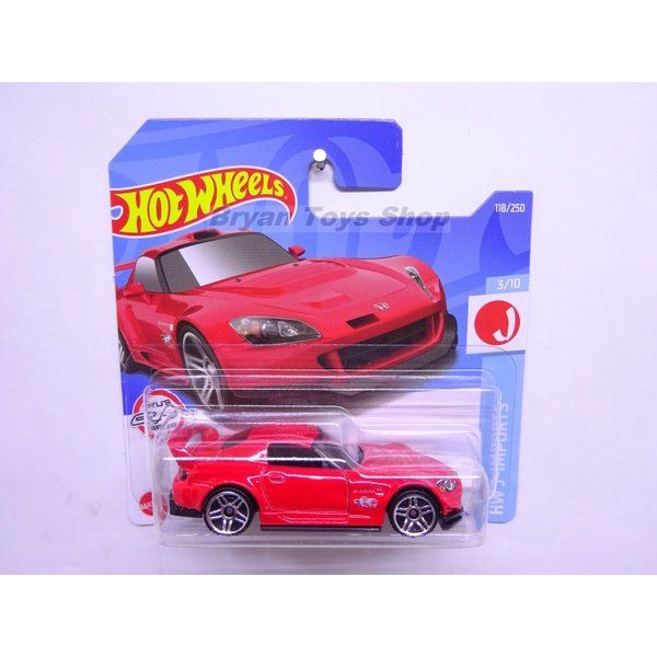 Hot Wheels SC Honda S2000 Merah Short Card
