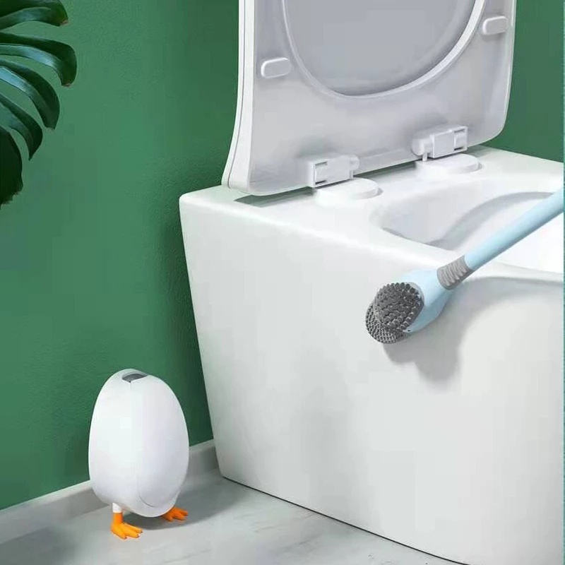 【COD】Sikat Silikon Golf Toilet/Sikat Pembersih Toilet Bentuk Bebek/Sikat WC Silikon/Toilet Kamar Mandi Silikon Brush Bebek