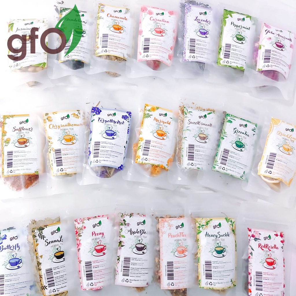 

Tea Series Premium All Variant in Pouch / Tisane / Artisan Tea / Flower Tea / Teh Bunga / Tea Blend GFO