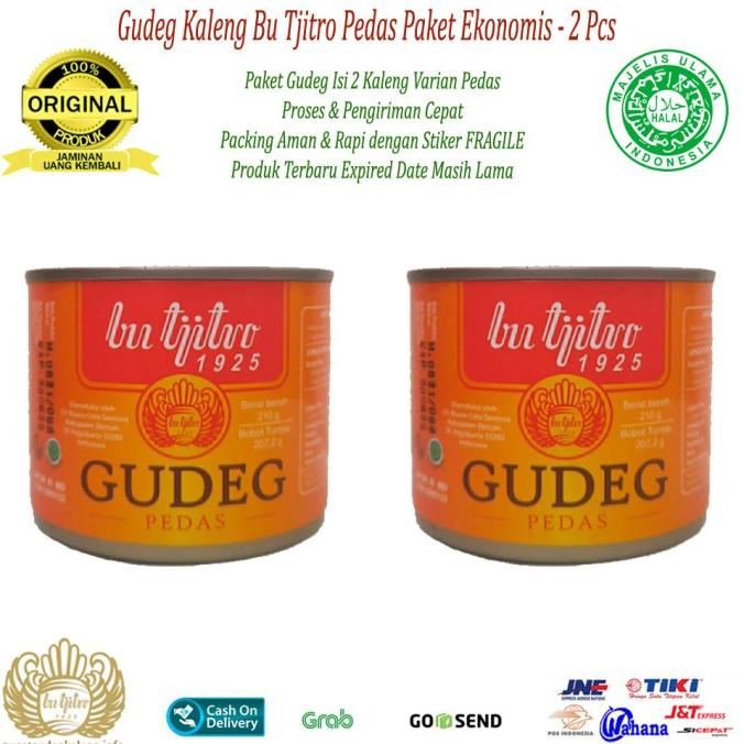 

Gudeg Kaleng Pedas Paket Ekonomis TERLARIS