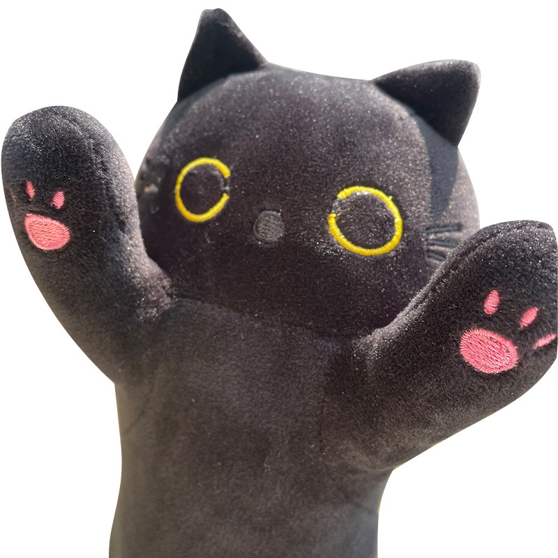 50cm Cute Mewaii Long Cat Pillows Plush Toys Stuffed Animals Dolls Kitty Kids Xmas Gifts