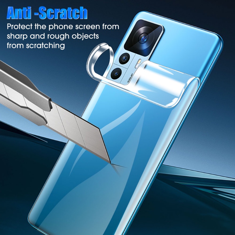 Soft Phone Back Film Ultra-clear Anti-fouling Front Film TPU Hydrogel Film Cakupan Penuh Pelindung Layar Untuk Xiaomi 12T/12T Pro