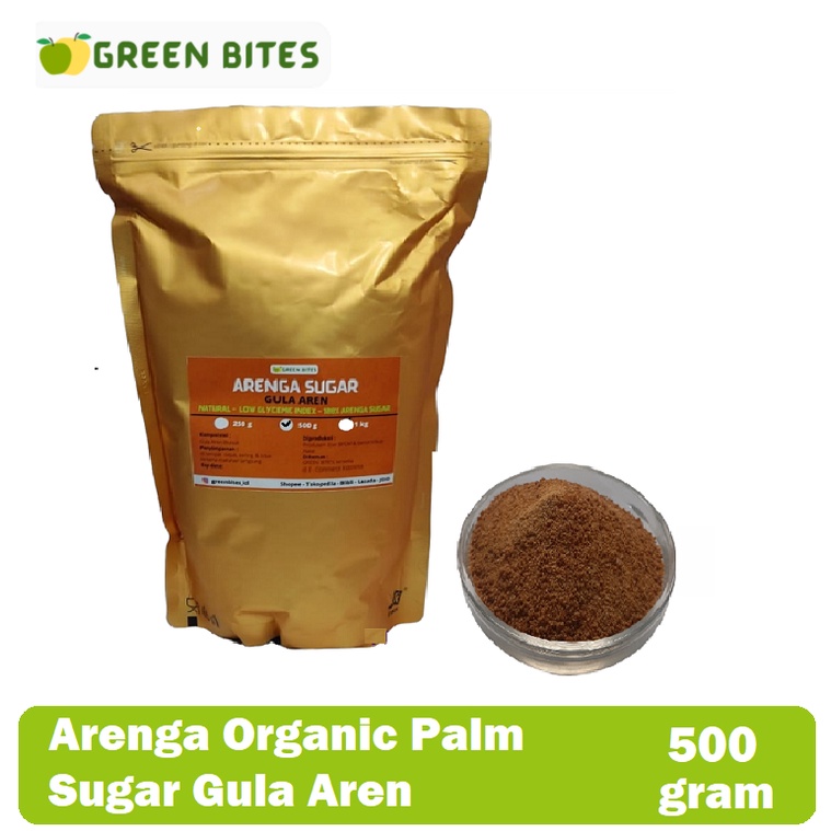 

Green Bites Gula Aren - Arenga Sugar 500 gram