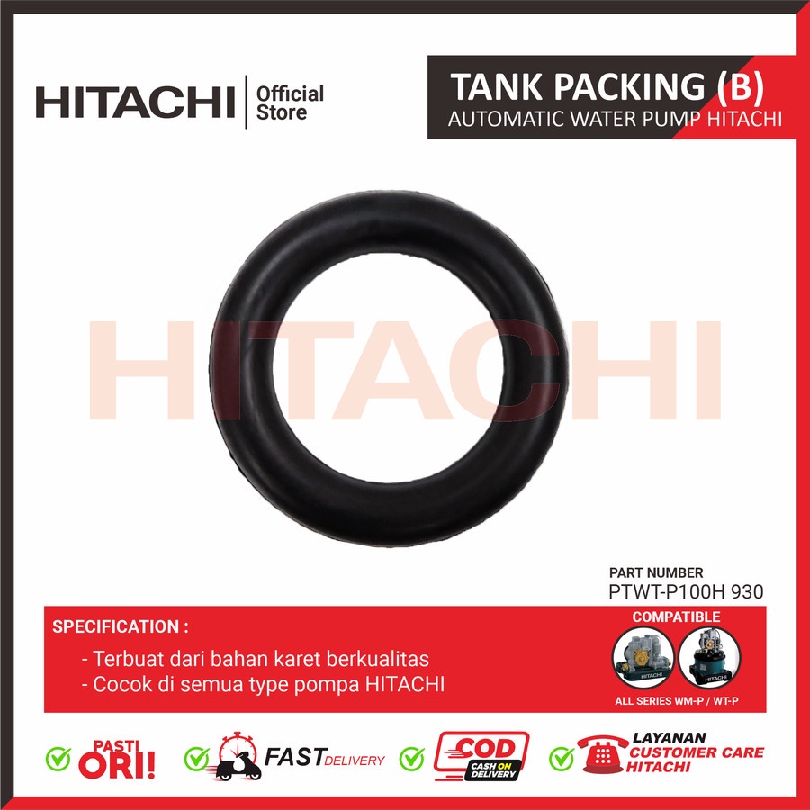 Seal Pompa air Hitachi TANK PACKING (B) / Oring