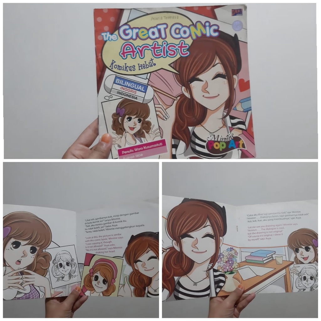The Great Comic Artist Komikus Hebat Minmie Pop Art buku anak bekas second preloved