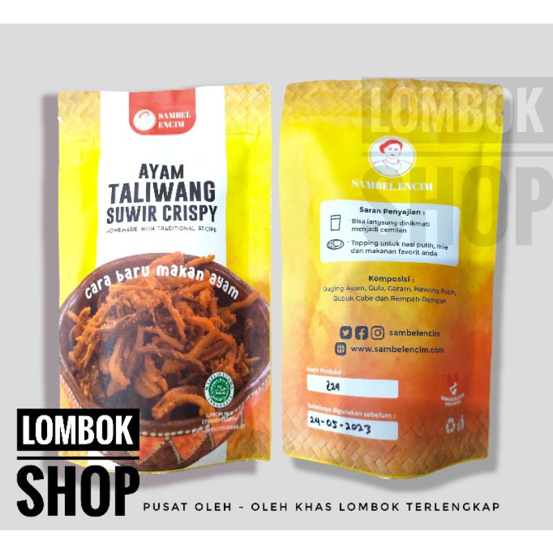 

Ayam Taliwang Suwir Crispy Khas Lombok Kualitas Terbaik