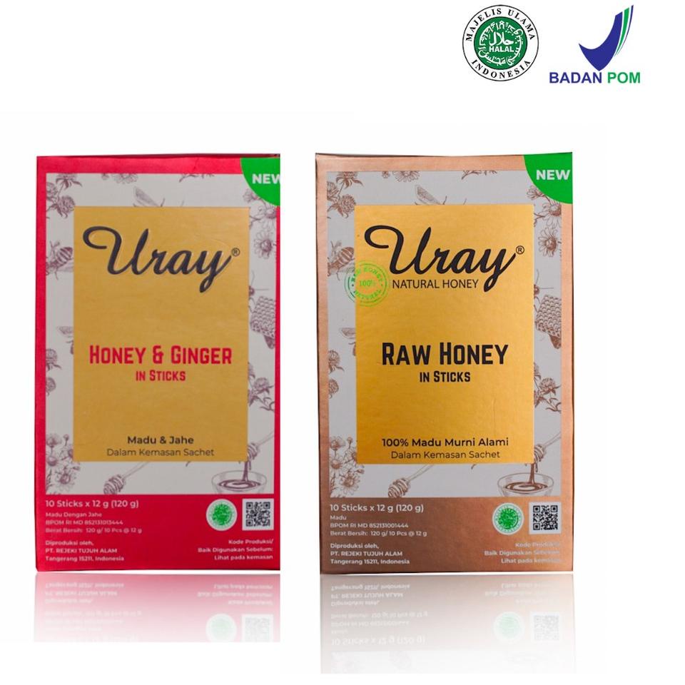 

۝ Paket 2 Uray Stick Sachet 20 stick (Original + Ginger) Hutan ✤
