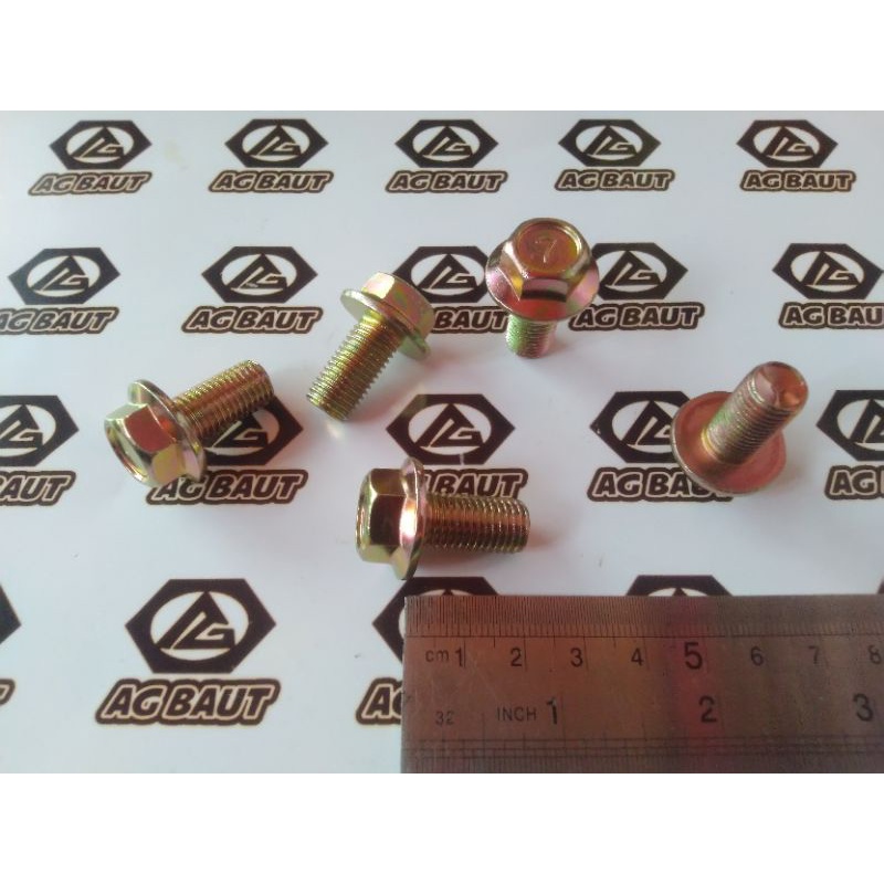 Baut Tap Oli Mesin Shogun New M10 x 20 Kunci 14