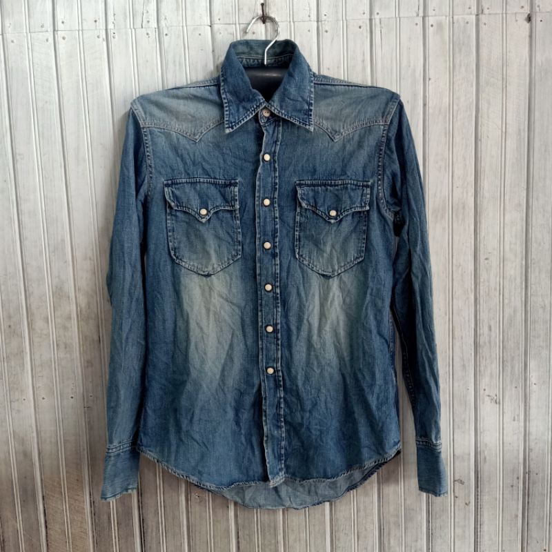 FOB FACTORY Western Denim Shirt Made in Japan