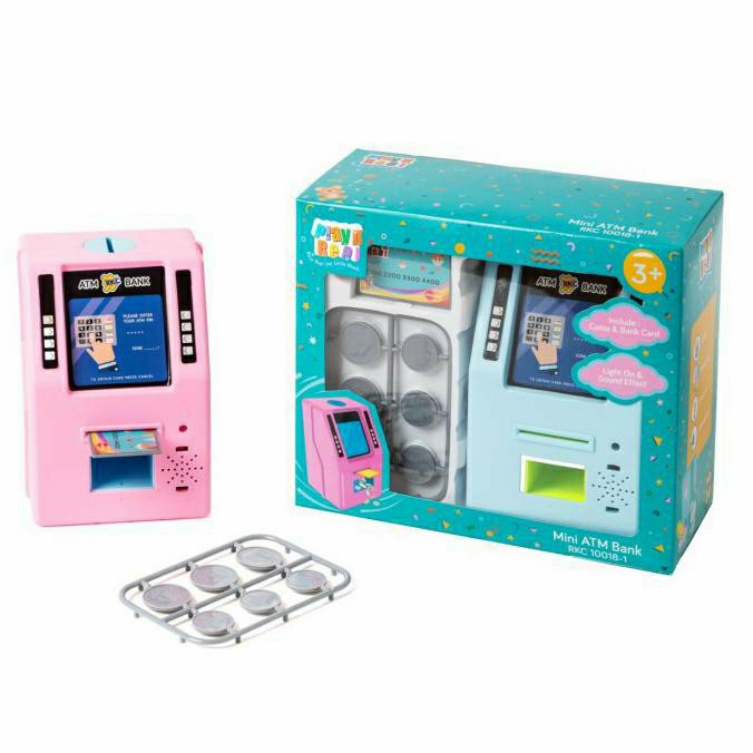 Mainan Anak Mesin Atm Mini Bank Mainan Mini Atm Bank Rkc